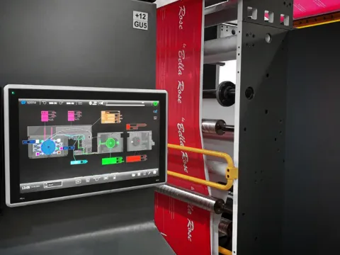 Latest printing technology machinery for shopping bags manufacturing