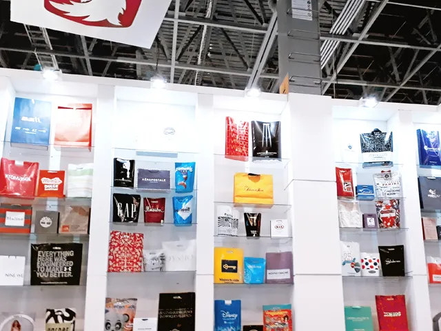 Börse Handbranding shopping bags stand