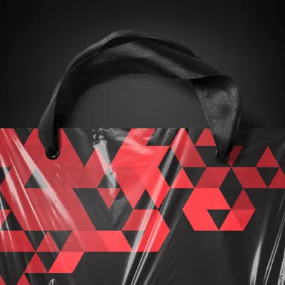 Ribbon Handles for Plastic / Poly Shopping Bags